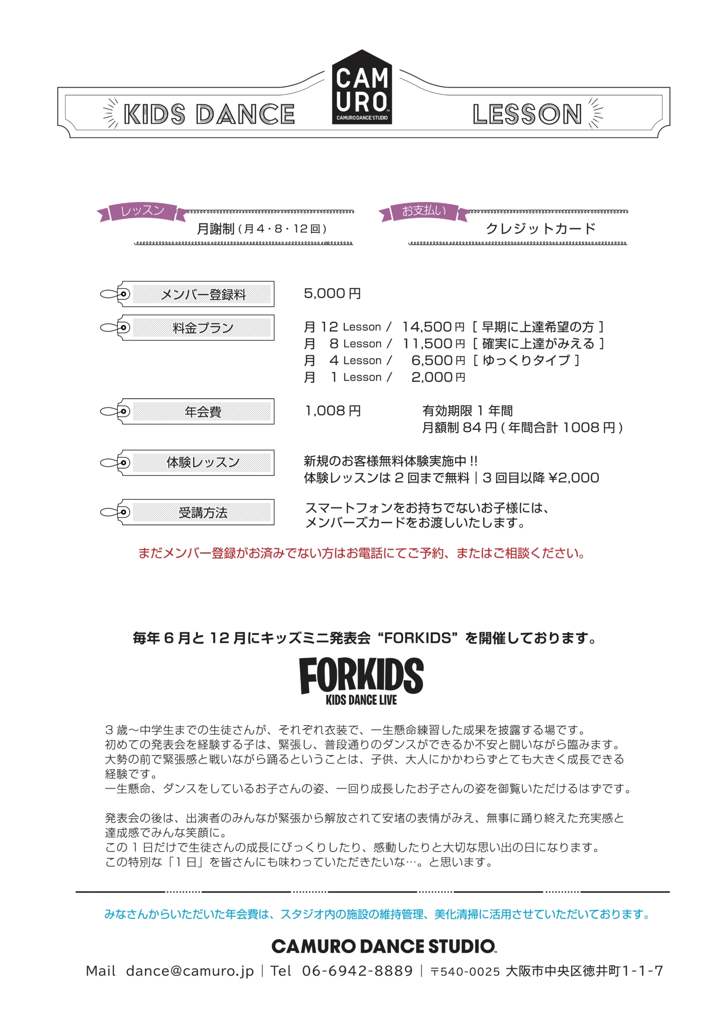KIDS2023料金
